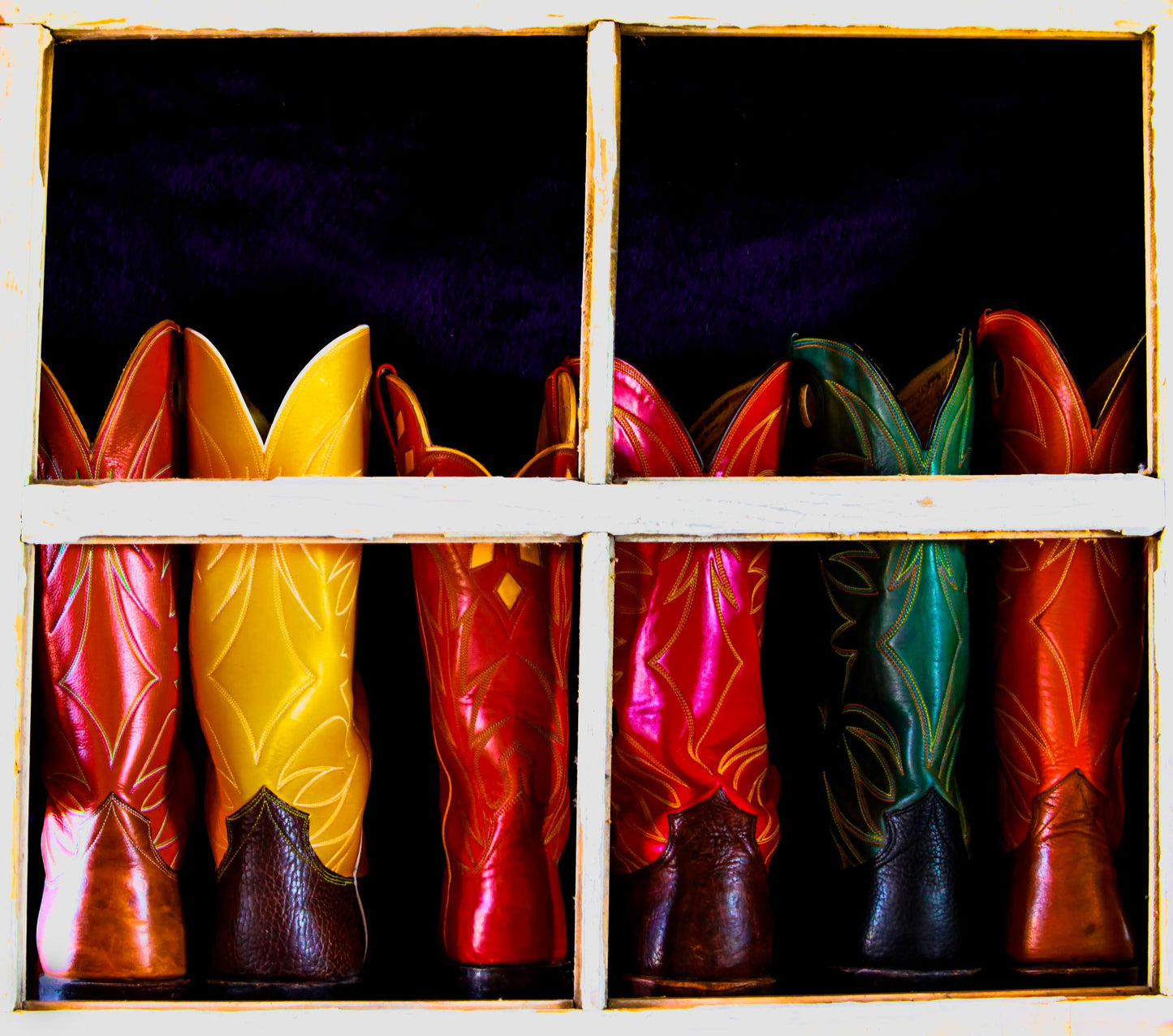 Boots in Window